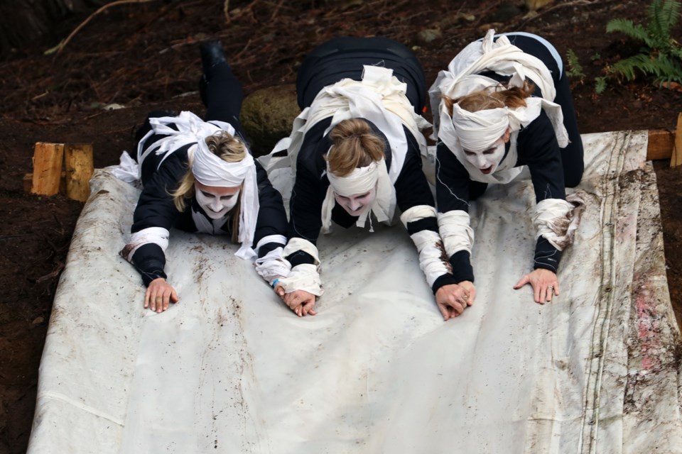 Scenes from the Madness Mudder's first edition last year. Due to the timing of the event, Halloween costumes are strongly encouraged. 