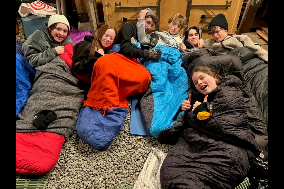 IPS students saw the thermometer dip into the negative numbers, but still managed to brave a night out in the cold to fundraise and raise awareness for Covenant House. 