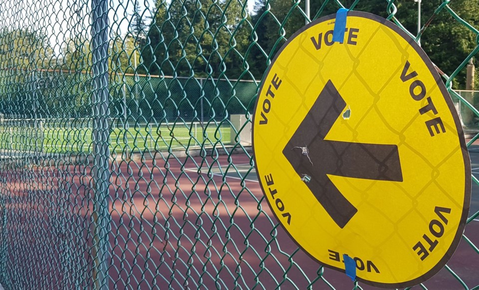 Election sign on Bowen 3