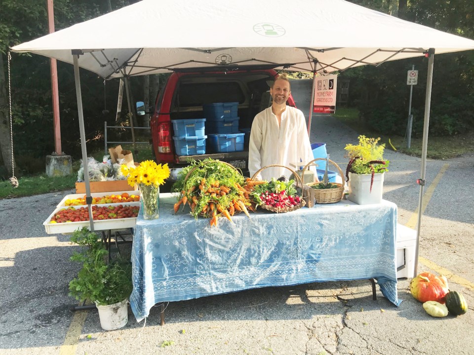 Farmers' Market - Jared from Home Farm - Sarah Haxby