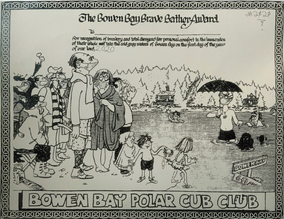 Polar Swim 2021 certificate