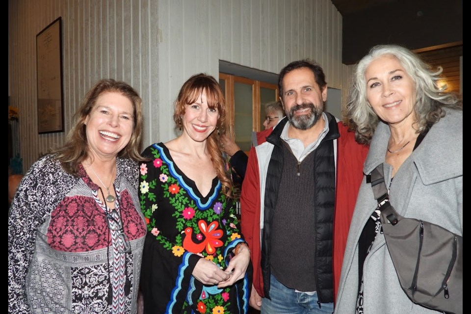 Guests at the Rotary’s Valentine’s Dinner at Tunstall Bay Clubhouse included (L-R) Basia Lieske, Erin Olson, Mike Zavaglia, & Cynthia van Hoof.