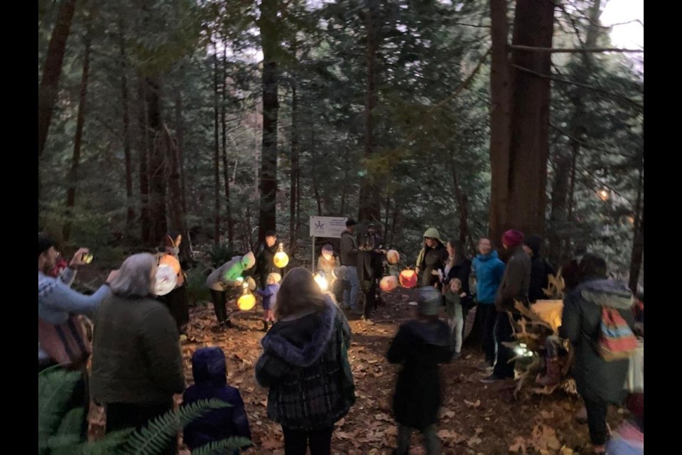 The first Lantern Walk took place last year. 