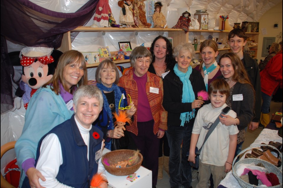 The Knick Knack Nook celebrates its Opening Day on November 8, 2009. This group of original volunteers who helped make the Nook a reality have been followed by many dedicated volunteers since. The re-use it store celebrated its 15th anniversary - and many happy visitors - last year, but going forward will need a new home as time has taken its toll on the current space next to the
Recycle Depot.