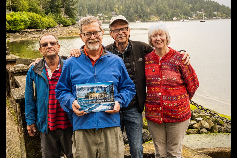 Team Marine Atlas - Len Gilday, Will Husby, Bob Turner, and Susan Munro.