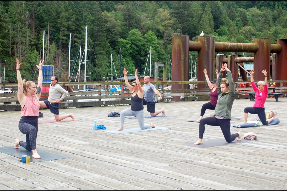 Yoga on the Pier with Sarah Kraatz - Sunday, June 12.