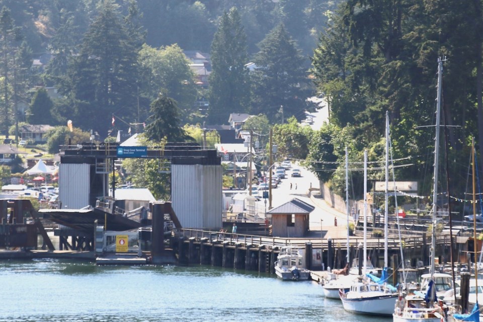 View of Cove from ferry