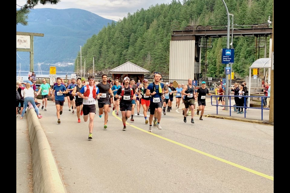 The 8th Annual Handloggers Half Marathon gets off to a fast start.