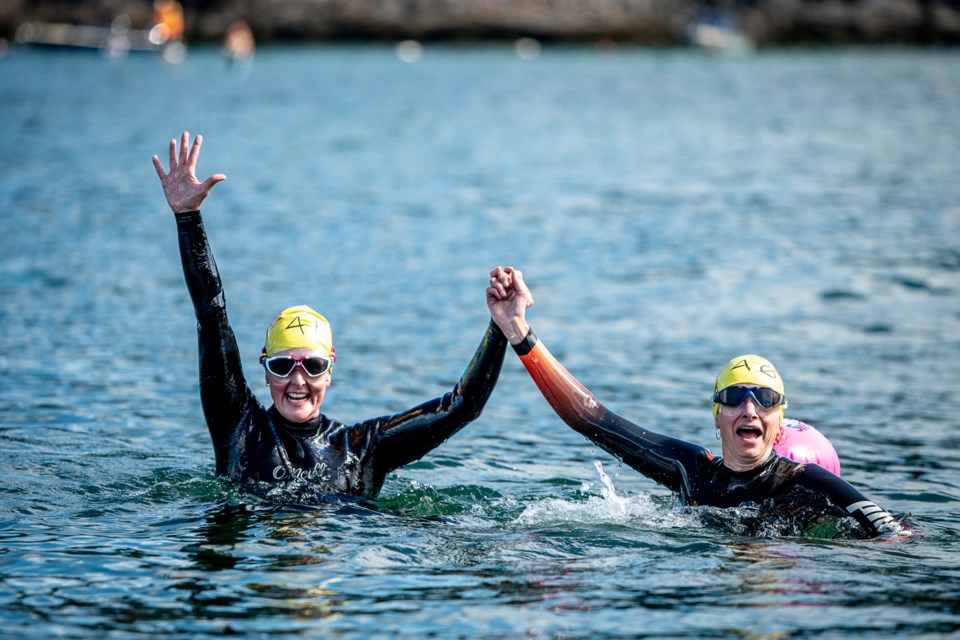 Patti-Jo Weiss & Jen Henrichsen were two of the many participants at the hugely successful SwimBowen.