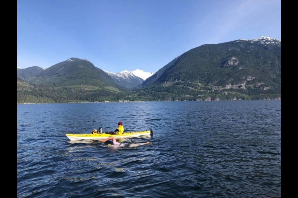 Jessi Harewicz has already circumnavigated most of the Átl’ḵa7tsem/Howe Sound islands, with just Bowyer and Passage Islands left.  