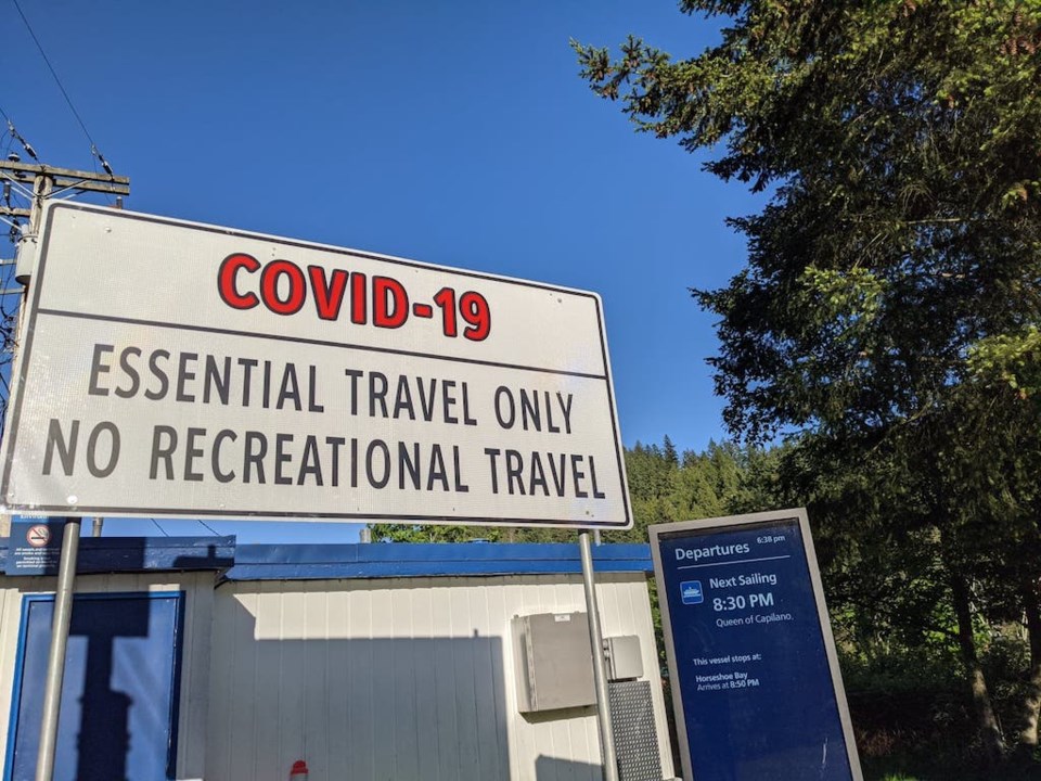 COVID-19 sign