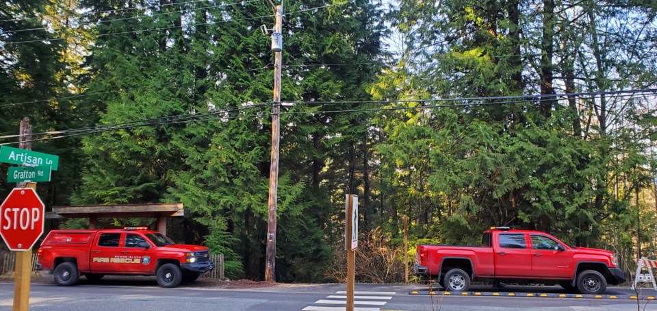 Bowen outage trucks