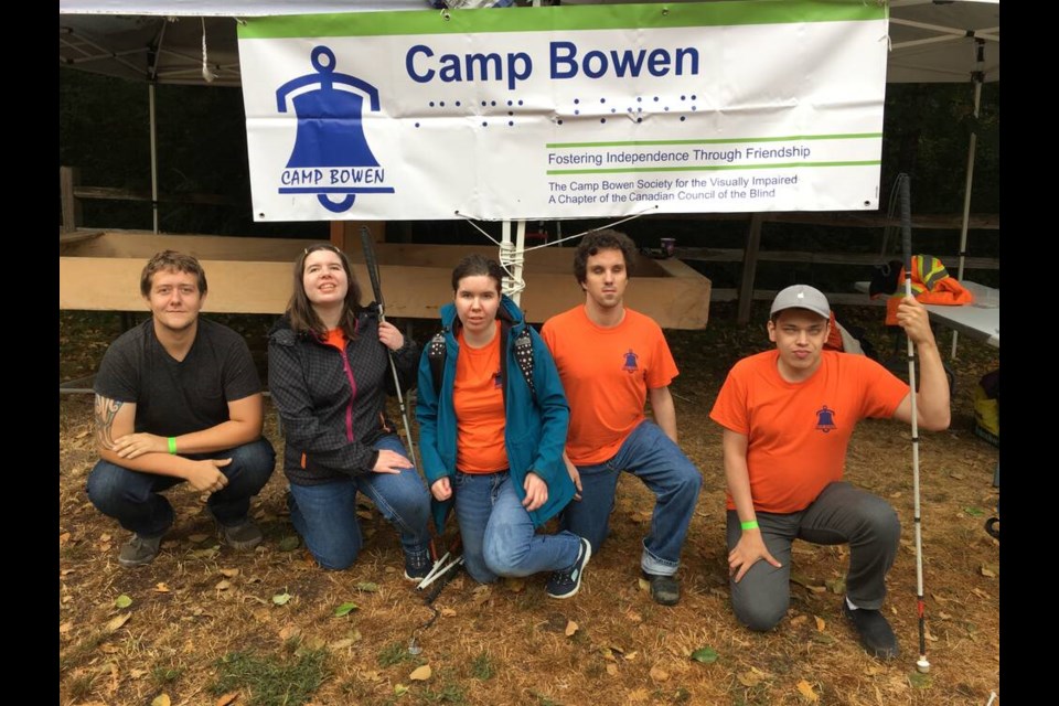 Camp Bowen members, including director of operations and community engagement Alex Jurgensen (far right). / Submitted photo 