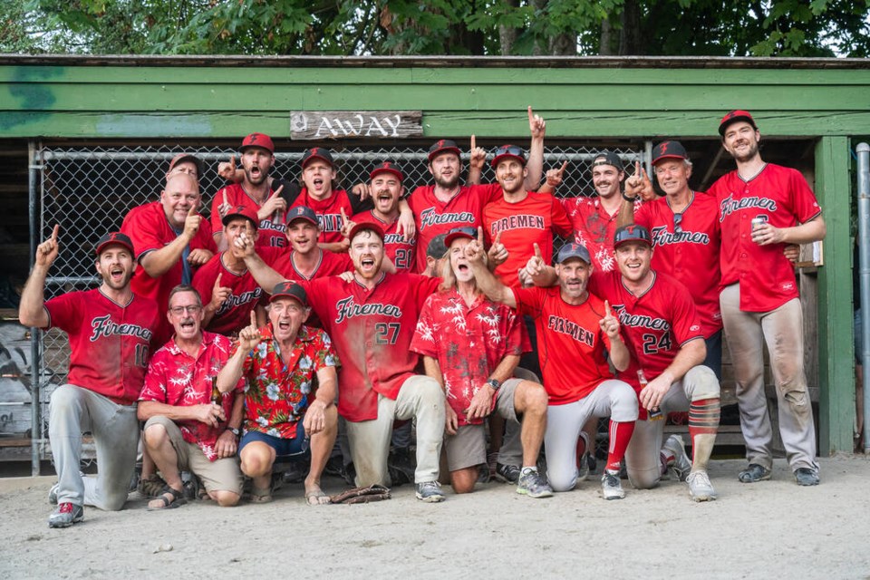 The Firemen are the 2023 Bowen Island Fastpitch Tournament champions. 