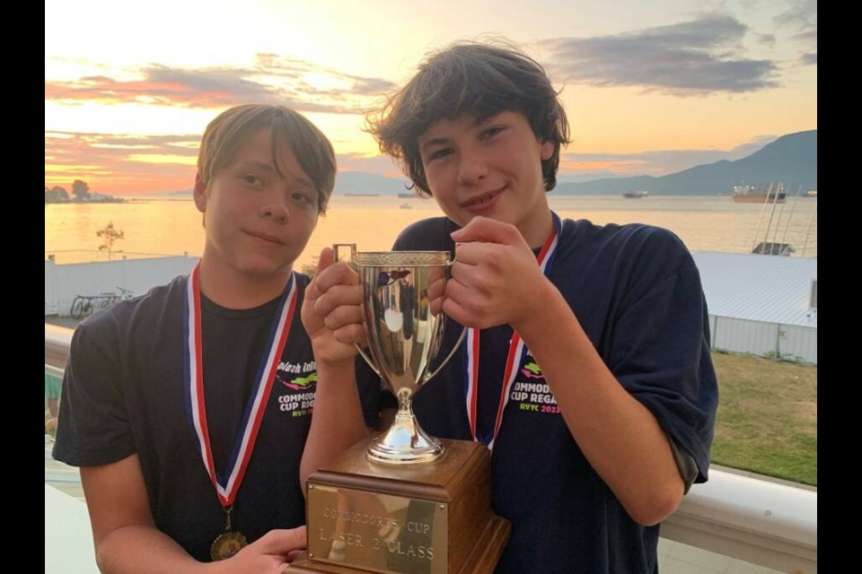 Gavin Champoux (L) and Henry Sinclair (R). 