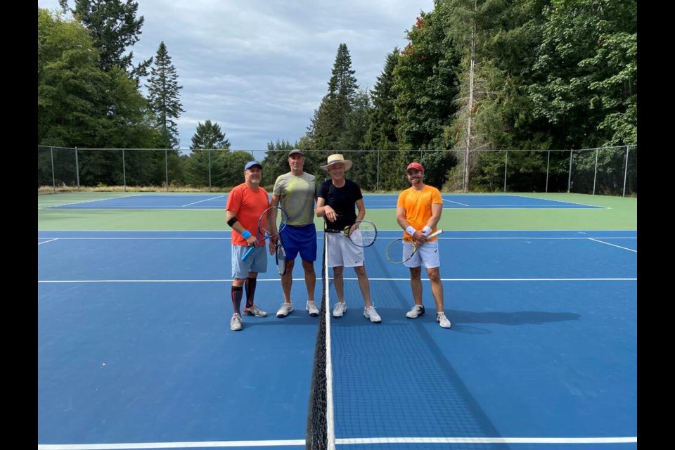 The Mens Doubles final was contested between (L-R) Rick Bulich and Sean Delaney, who put up a strong fight, but were bested by Peter Kearney and Henry Campbell. 