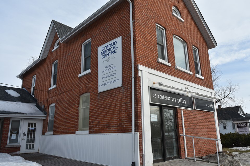 The former Stroud Medical Centre has been transformed into an art gallery by the artists themselves. Miriam King/Bradford Today