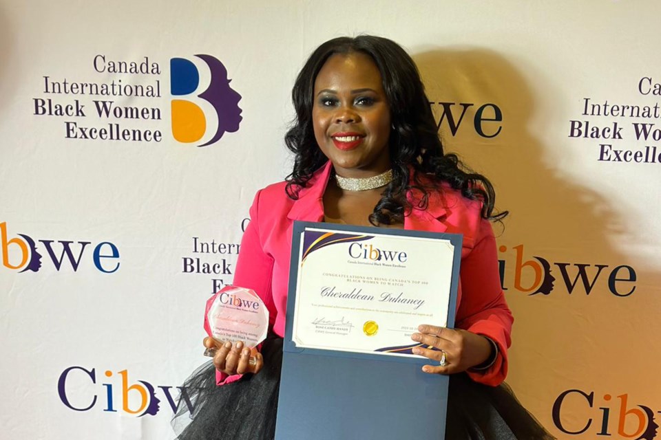 Ward 1 Coun. Cheraldean Duhaney was officially recognized as one of Canada’s Top 100 Black Women to Watch 2023 by Canada International Black Women of Excellence (CIBWE) during their annual Black Pearls awards gala at the Mississauga Convention Centre on Oct. 28.