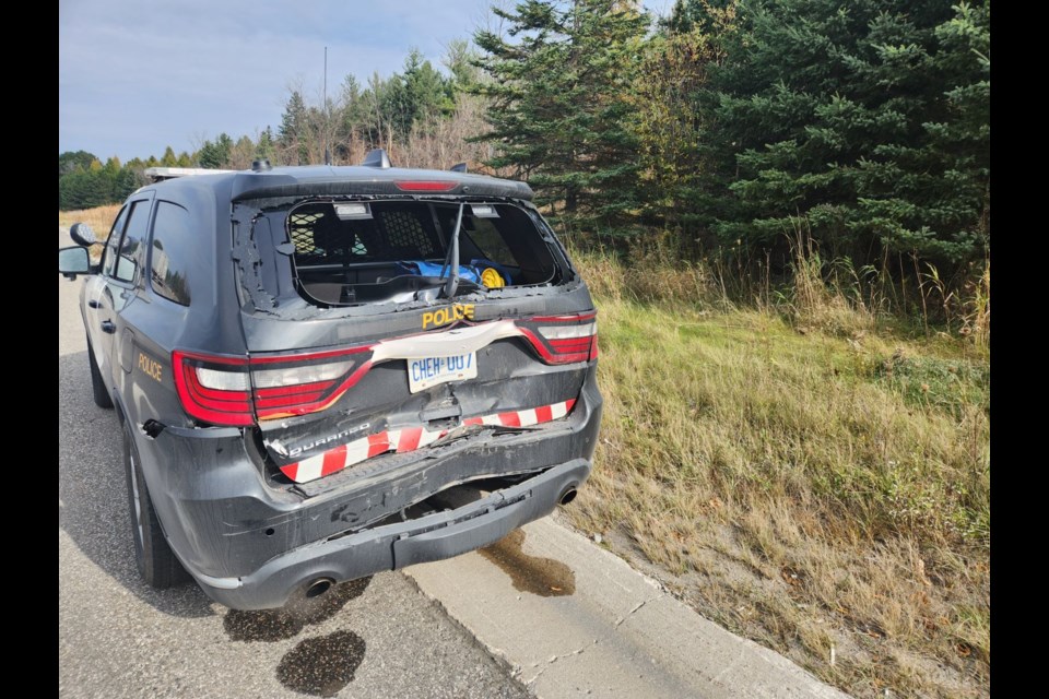 OPP says an officer from the Aurora detachment was injured in a crash along Highway 400 Nov. 2. 