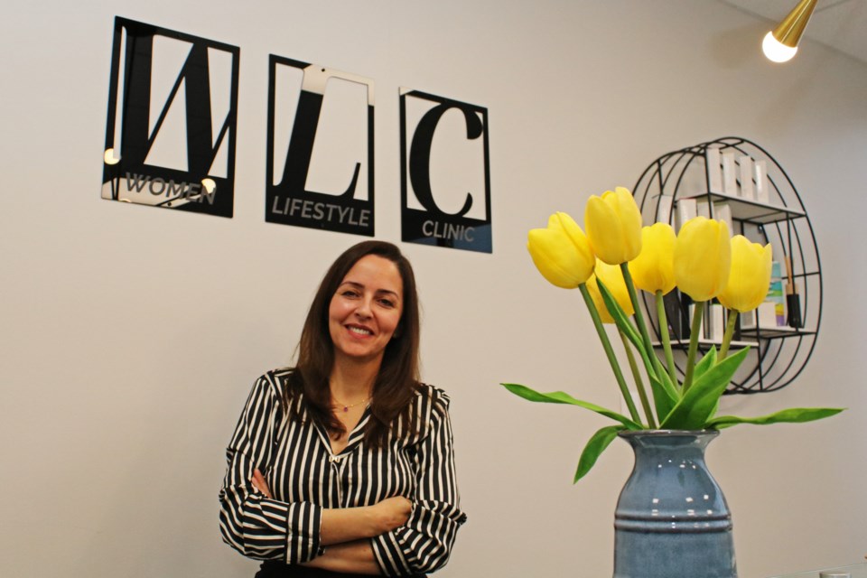 International physician and cosmetologist Neda Alizadeh operates Women Lifestyle Clinic at 76 Holland St. W. 