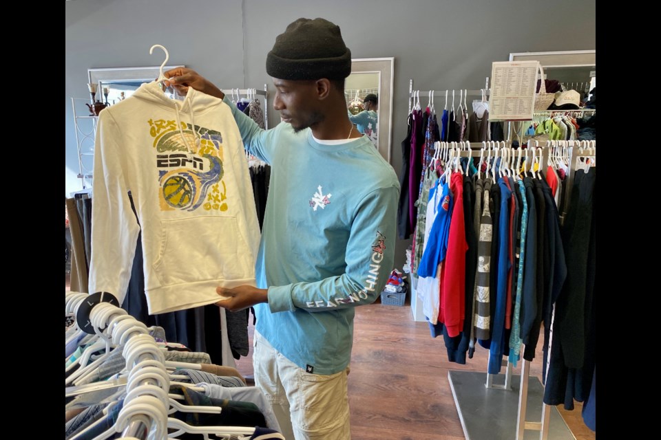 Newcomer Oyegoke Yusufmarch has been volunteering with The Clothes Line Bradford wanting to give back to the community which has embraced him.