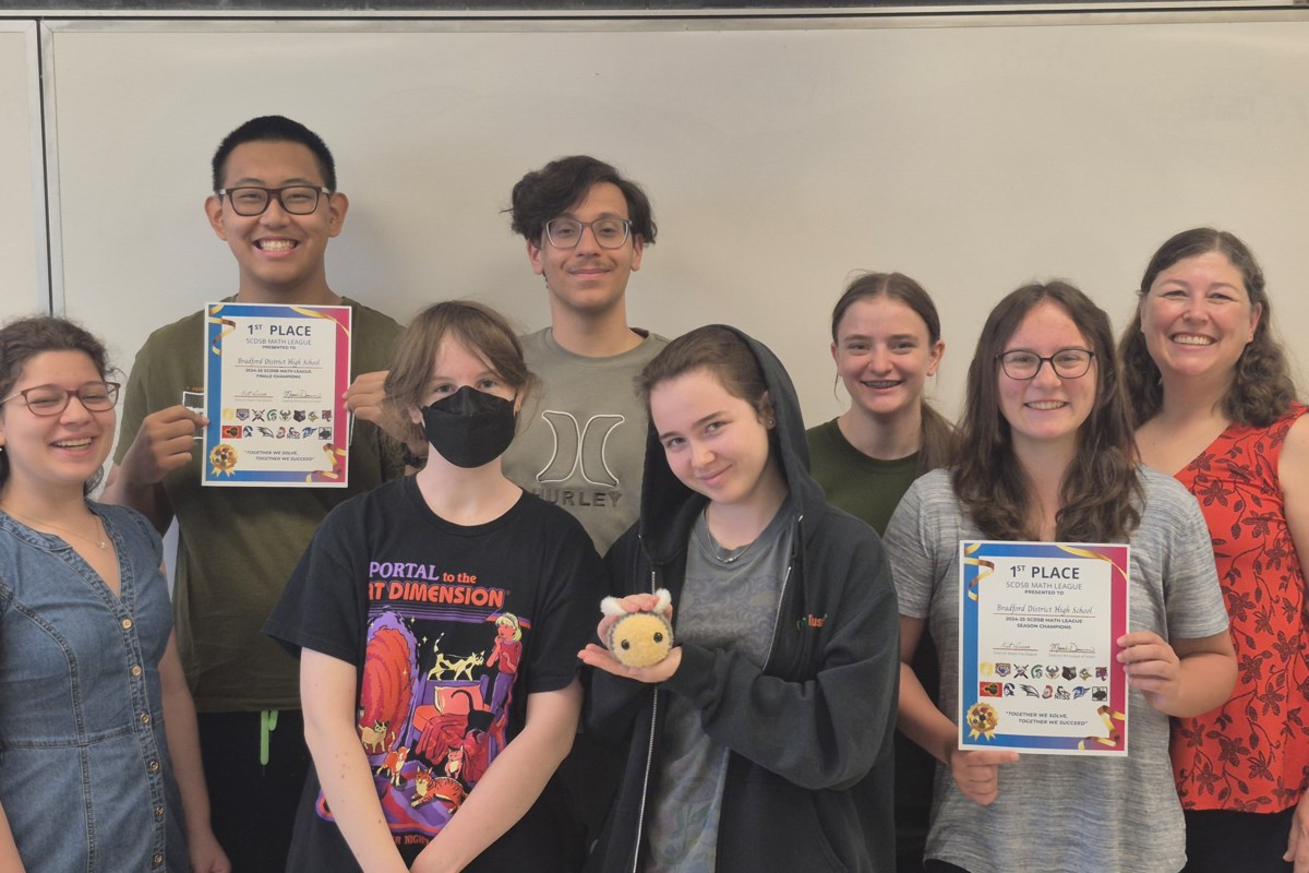 Everything added up for Bradford school's 'very passionate' math team