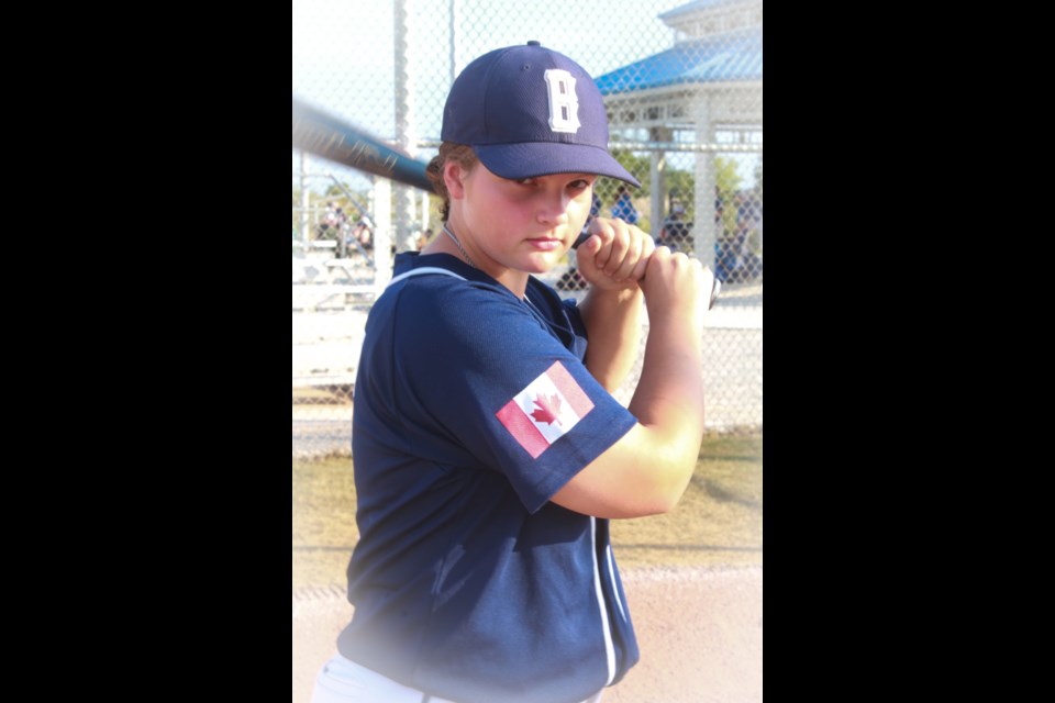 Jadyn Sagert made Ontario's 16U Girls Baseball Team at just 13 years old.