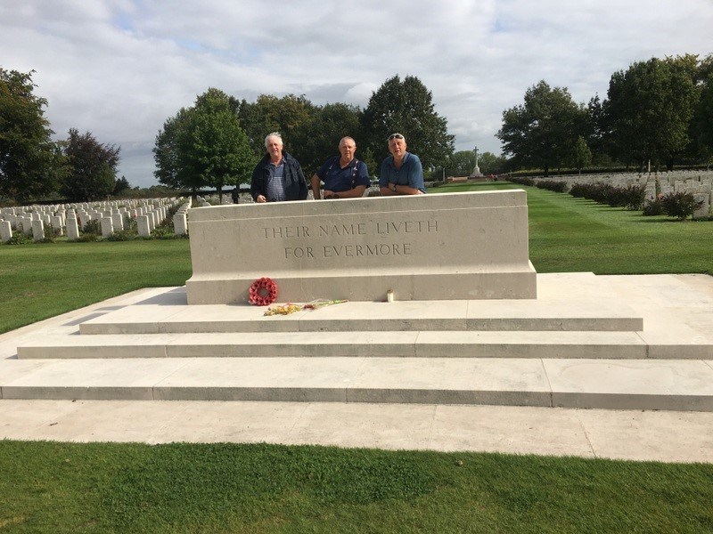The Groesbeek Canadian War Cemetery is near Nijmegen. Albert Wierenga visited the grave site with his Canadian cousins during a visit in 2019=.