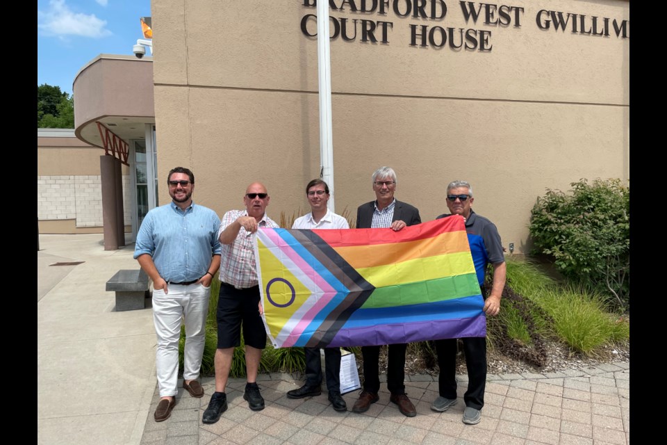 The Town of Bradford kicked off Fierté Simcoe Pride this week with a flag raising ceremony.