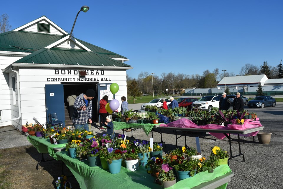 Annual Plant and Bake Sale at the Bond Head Community Hall.