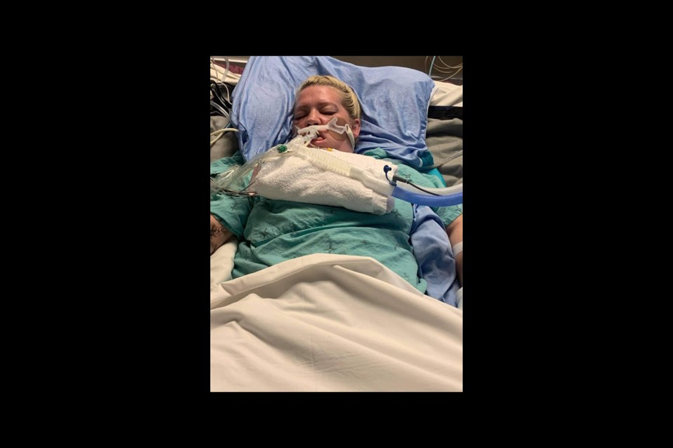 Angel Munro was in a coma for 8 days recovering from second degree burns and damaged lungs from smoke inhalation which left blisters on her tongue and throat after a big fire in her apartment erupted in Bradford in March. 
