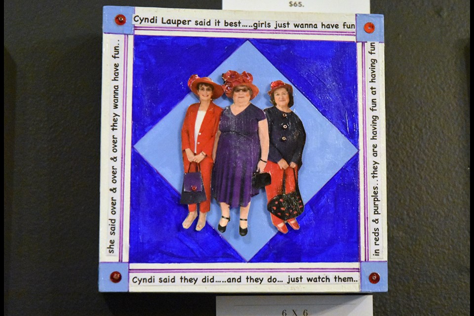 Based on a quilt block, artwork by June Chambers of Bond Head. Miriam King/Bradford Today