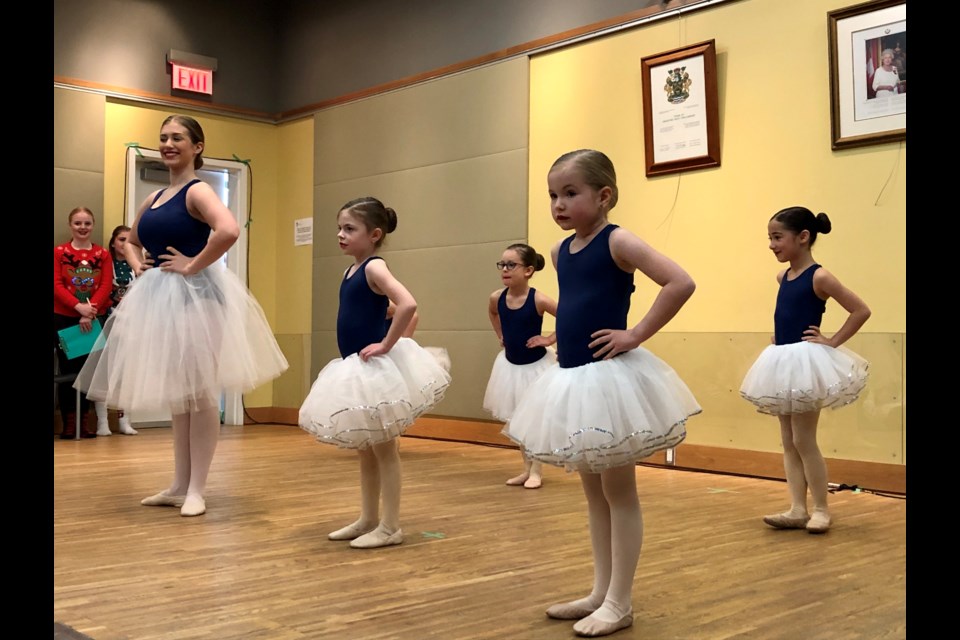 Little ballerinas performing to music from the Nutcracker. Natasha Philpott/BradfordToday