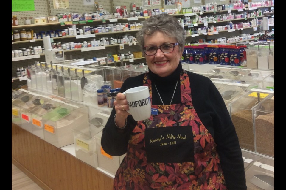Nancy Young is celebrating the 30th anniversary of Nancy's Nifty Nook on Nov. 24. Submitted photo 