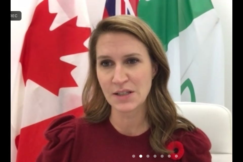 Covid recovery round table discussion with York-Simcoe MPP Caroline Mulroney