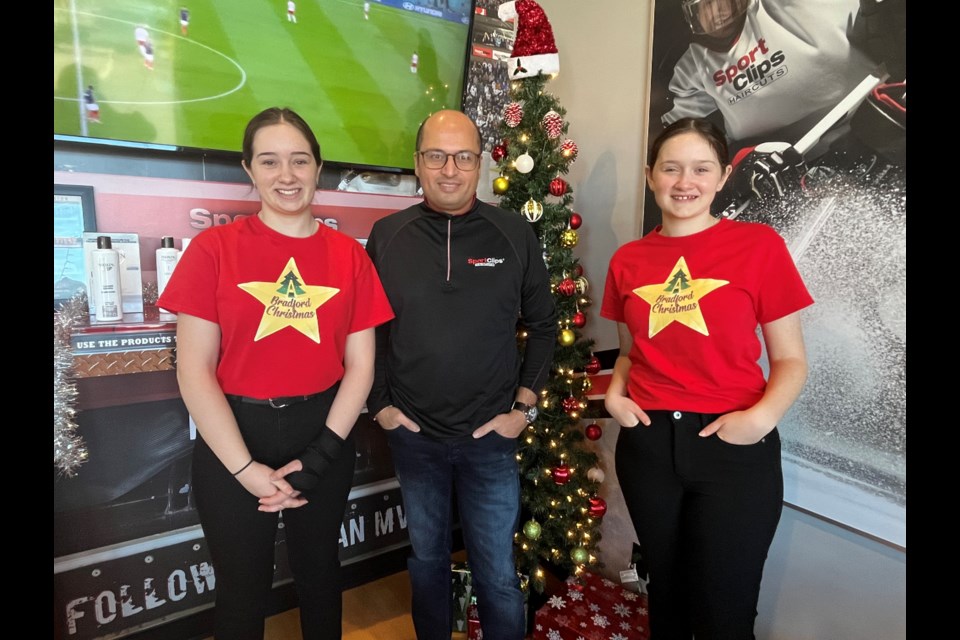 Sport Clips donating $2 from each haircut to A Bradford Christmas this week