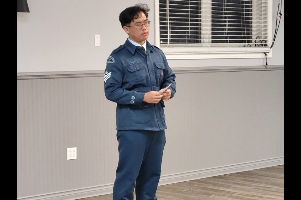 Flight Sgt. Xu will undergo training to earn his glider pilot licence.