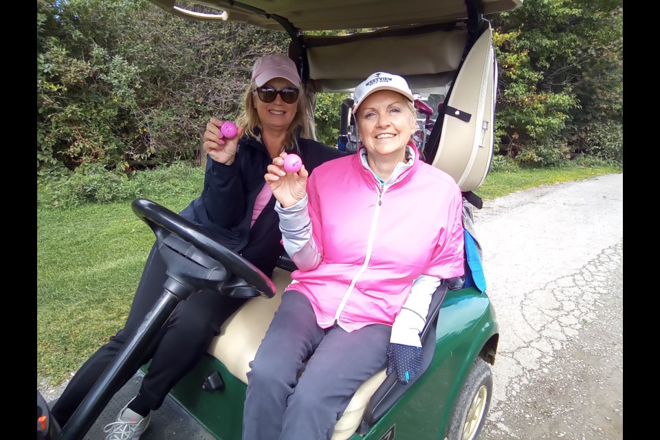 Members enjoyed the 'pink ball challenge' during the BBT Open for Business Golf Tournament. 