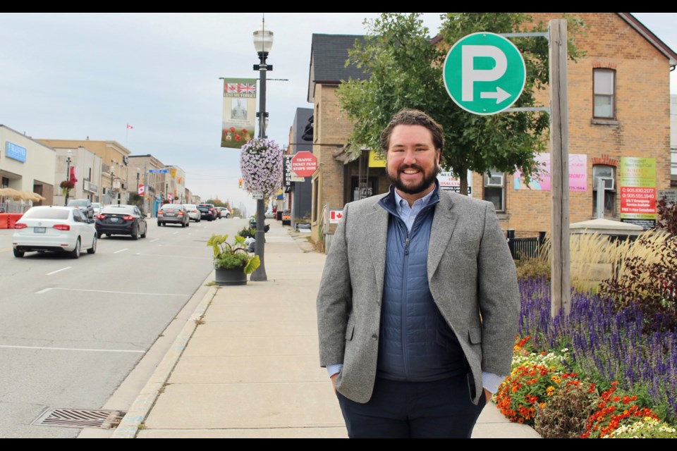 Chair of the Downtown Revitalization Committee Jonathan Scott is hoping revamping some of the downtown parking lots will be a great step to the overall reconstruction of Holland Street. 