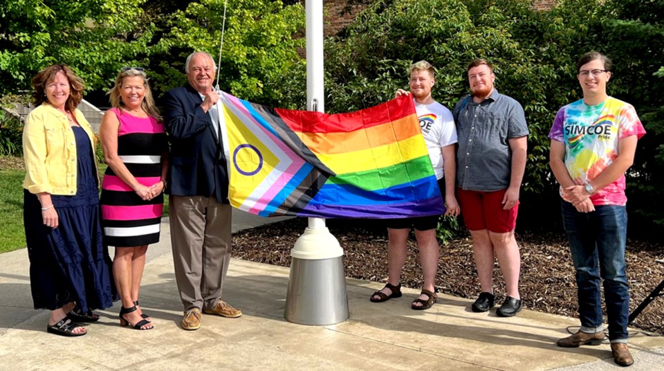 Fierté Simcoe Pride Flag Raising 2022