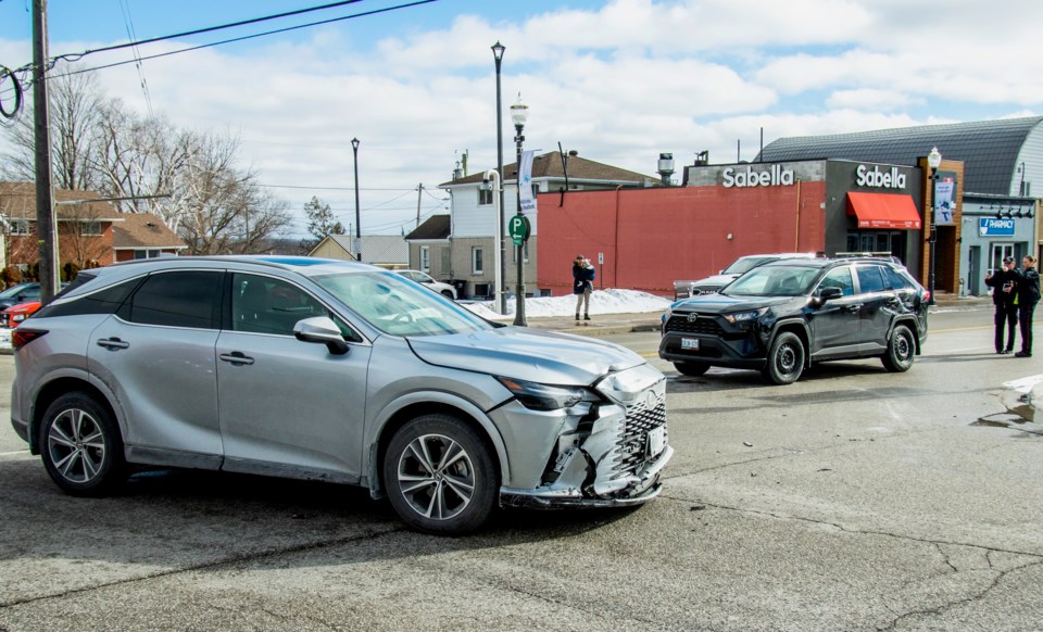 Twovehicle crash closes Bradford intersection Bradford News