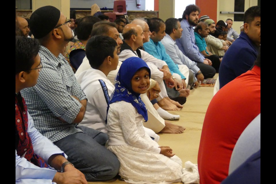 About 500 people celebrated Eid al-Fitr at the Bradford and District Community Centre on June 15. Jenni Dunning/Bradford Today