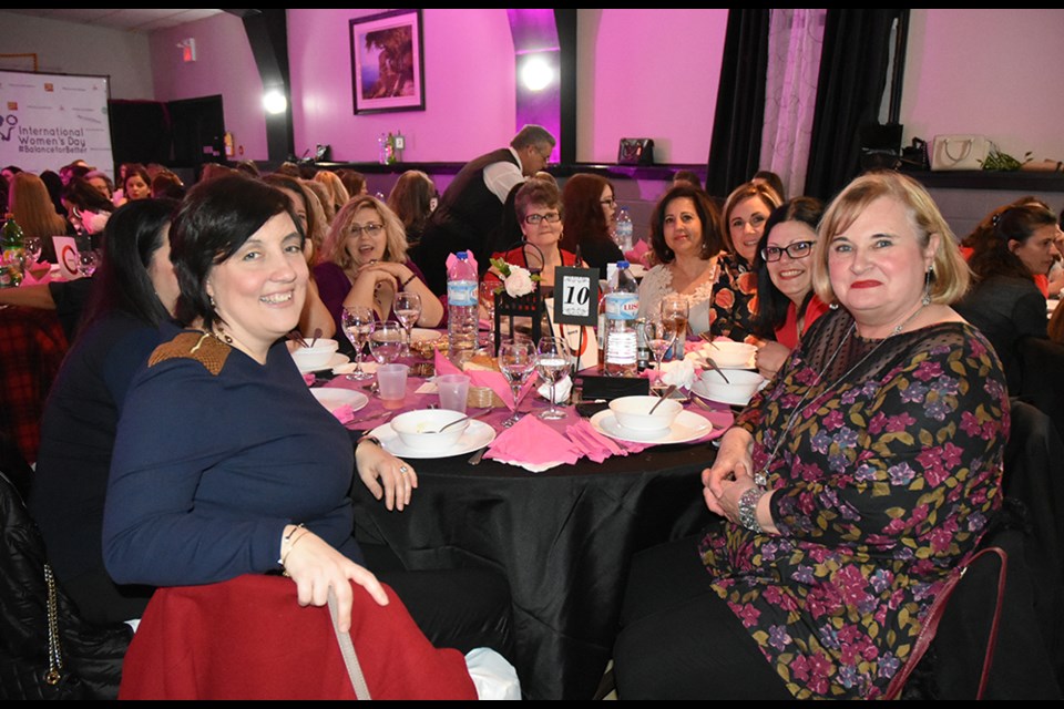Women of all ages celebrated at the Portuguese Cultural Centre of Bradford, at last year's International Women's Day event. Miriam King/Bradford Today