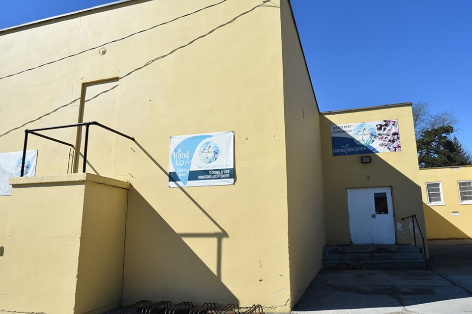 The old St. Mary's Building on Frederick Street, once a school, now houses CrossTrainers Ministries and The Hub Youth Drop-in Centre. Miriam King/Bradford Today