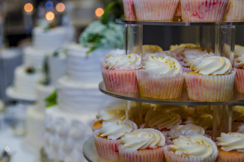 Cakes of all sizes and flavours were on display during the Simcoe County Bridal Show at the Barrie Molson Centre.  Dave Kramer for BradfordToday