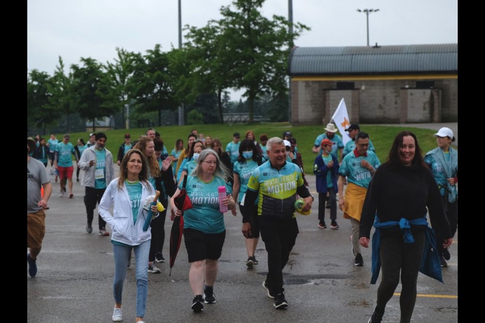 More than 400 people took part in the recent Mental Health in Motion fundraiser for the Canadian Mental Health Association York Region and South Simcoe.