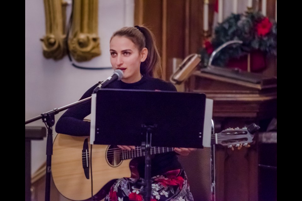 Performance Artist Alexandrina shared a collection of her original music and favourite covers as The Bradford Arts Centre opened their doors to the community for their annual Winter Wonderland Concert. Dave Kramer for BradfordToday.