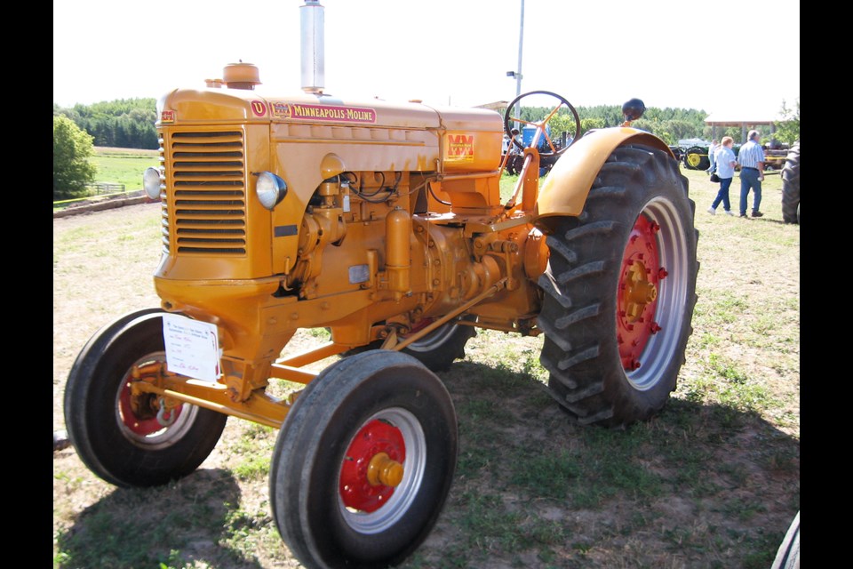 Minneapolis Moline is the 2018 feature at the Georgian Bay Steam Show, easily identified by its squash yellow paint and red wheels. Submitted photo