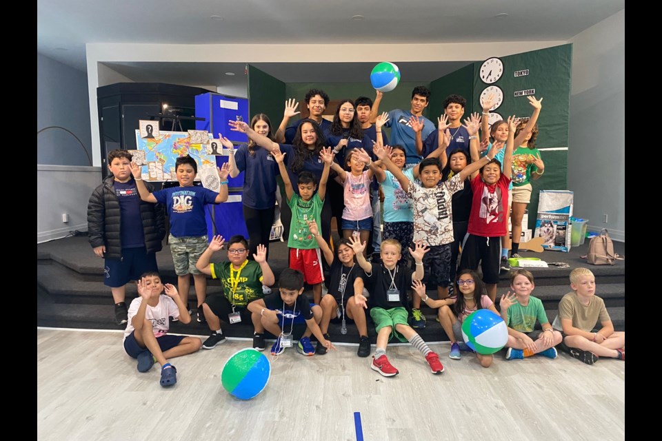 The annual summer camp hosted by the Green Valley Alliance Church and Iglesia Hispana de Bradford had over 60 kids registered and raised over 800 items for the Helping Hand Food Bank.