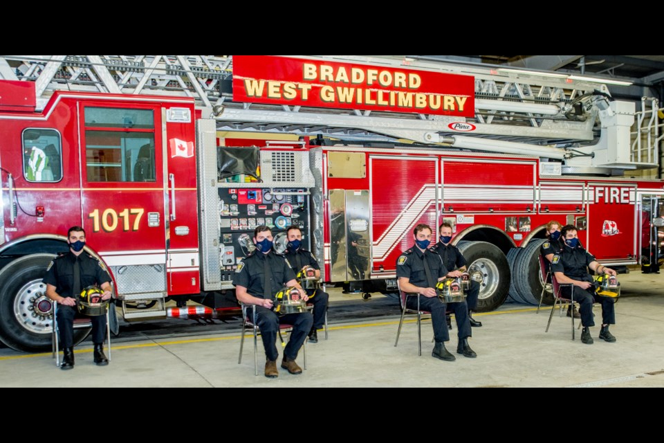 Introducing the new BWG Volunteer Fire Fighters : Travis Crutchley, Curtis Gasko,, Marcio Marques, Alessio Polisinelli, Julian Sbrolla, Anthony Tassone and Jacob Tuck. 